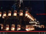 Takayama Spring 2013 Night Festival Procession with Lanterns Video